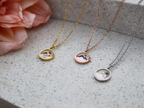 Small Opal Mustard Seed Necklace