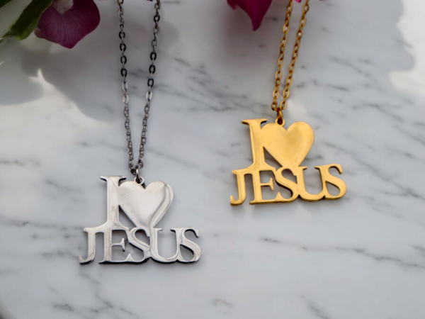 I Love Jesus Necklace - Image 2