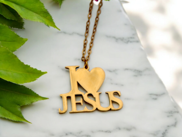 I Love Jesus Necklace - Image 4