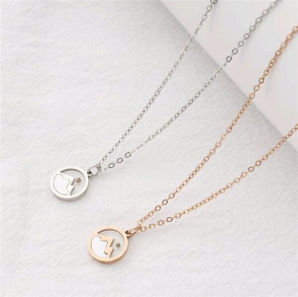 Small Opal Mustard Seed Necklace - Image 9